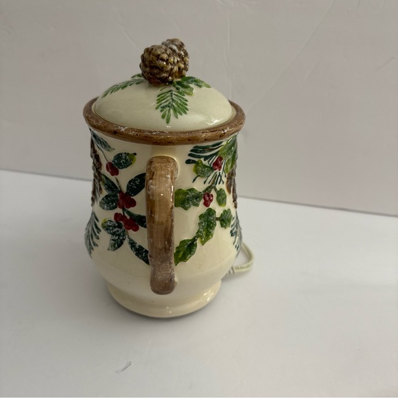 Yankee Candle electric wax warmer Teapot Tart Pinecone Greenery - Picture 4 of 8